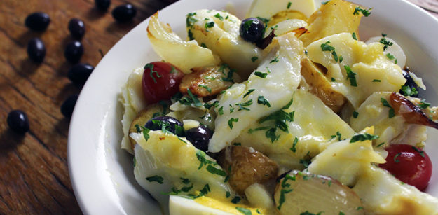 Salada de bacalhau