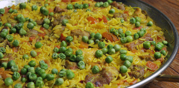 Paella caipira