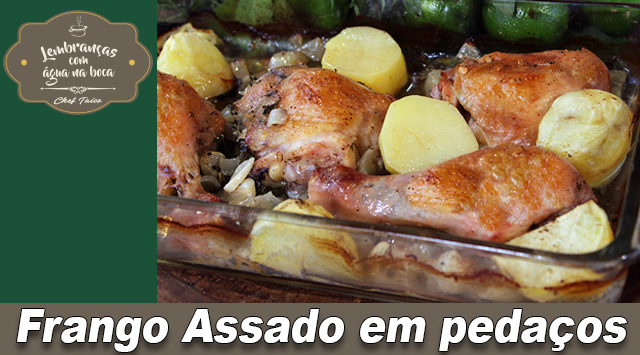 Frango Assado em pedaços