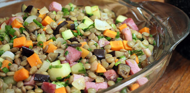 A Melhor Salada de Lentilha do Chef Taico